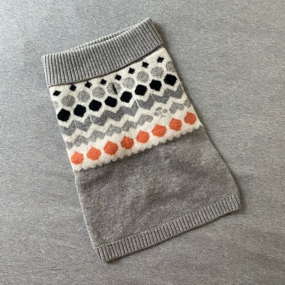Club Monaco Fair Isle Dog Sweater 